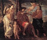 Nicolas Poussin The Inspiration of the Poet. USA oil painting artist